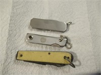 Lot 3 Key Chian  Pocket Knifes