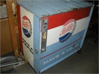 Pepsi 10 Cent Cooler Machine, 22x36x41