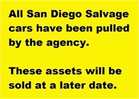 NOTICE - All San Diego Salvage Cars Pulled