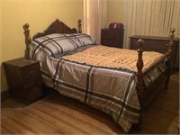 Antique full size bedroom set