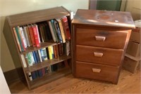 3 Tier Book Shelf & 3 Drawer Chest