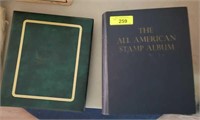 ALL AMERICAN STAMP ALBUM, INTERNATIONAL STAMPS