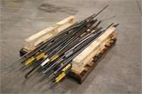 Pallet of Assorted Steel Pipe and Fence Posts