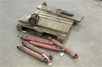 (5) Assorted Hydraulic Cylinders, Belt Spindle