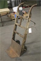 Vintage Two Wheel Cart, Approx 53"x24"