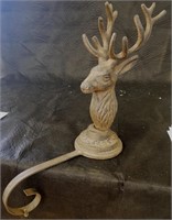 Resin Deer Mantle Stocking Hanger