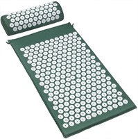 Back and Neck Pain Relief Acupressure Mat Set