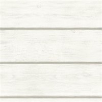 Chesapeake Cassidy Off-White Wood Planks Wallpaper