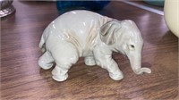 Lladro’ elephant figurine 4? long