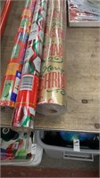 Lot set of Christmas wrapping paper