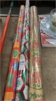 Lot set of Christmas wrapping paper