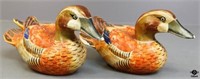 Carved Wood Ducks
