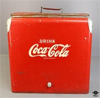 Vintage Metal Coca-Cola Ice Chest