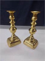 Pair of Brass Candle Stick Holders