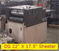 Didde Glaser Sheeter, 11" and 22" x 17 1/2"