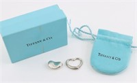 Tiffany &Co Sterling Peretti Heart & Bean Pendants