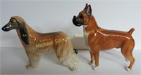 TWO BESWICK AND ROYAL DOULTON DOG FIGURINES