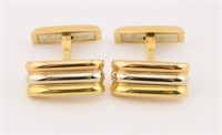 18K Gold Cartier Cufflinks