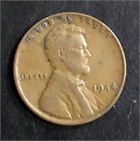 1944 LINCOLN WHEAT BACK ONE CENT PENNY