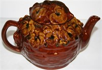 Nice 2012 Foltz Pansy Tea Pot 6" H