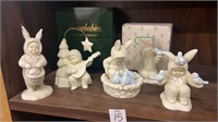 Lot of Dept. 56/Snowbabies with boxes