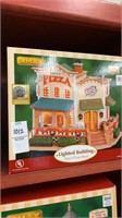 Lemax Christmas lighted pizza shack