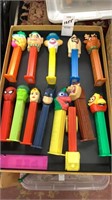 Assorted pez candy holders