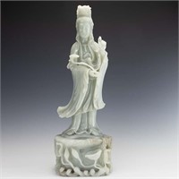 White Jade Figure of Guanyin