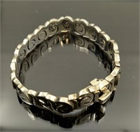 Heavy sterling silver bracelet