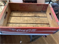 Coke  wooden carrier 1971