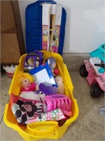 Large Tote of Kids Toys & Games