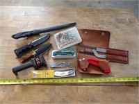 hunting knives and knife sharpeners