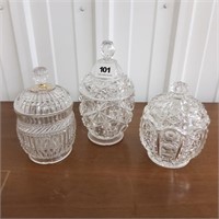 Three Glass Jars