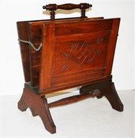 Victorian Fold Out Magazine Rack