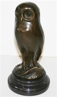 Bronze Owl Mile Garanti, Paris J.B. Deposee