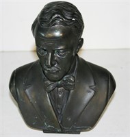 Puccini Metal Bust Italy A. Gammellin 1967