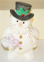 Lenox Snowman Cookie Jar