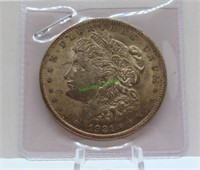 1921 Uncirculated shape Silver dollar coin