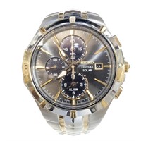 $300  Like New, Seiko Coutura Solar Man'S Watch