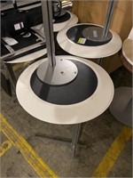 (20qty) White Round Corner Tables