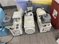 (3) Edwards RVS 5 Vacuum Pumps