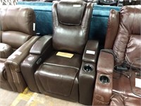 SEALY THEATER POWER RECLINER CHOCOLATE
