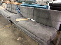 SERTA CASUAL CONVERTIBLE POTOMAC SOFA GREY