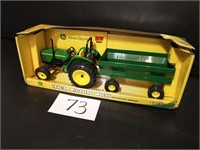 John Deere Tractor w/ Flare Box Wagon