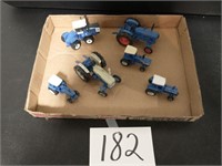 Lot of 6 Ford Tractors