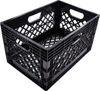 JEZERO Milk Crate for Household Storage (2 pack)