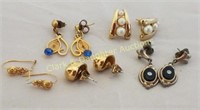 5 pair pierced earrings