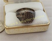 Silver Eagle ring size 12