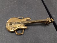 Vintage Solid Brass Guitar Belt Buckle