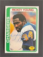 1978 Topps #254 Rickey Young Auto